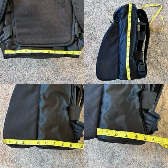Banana Republic Large Black Insulated Backpack Hiking Golf Picnic 11x16 Unisex main image 10
